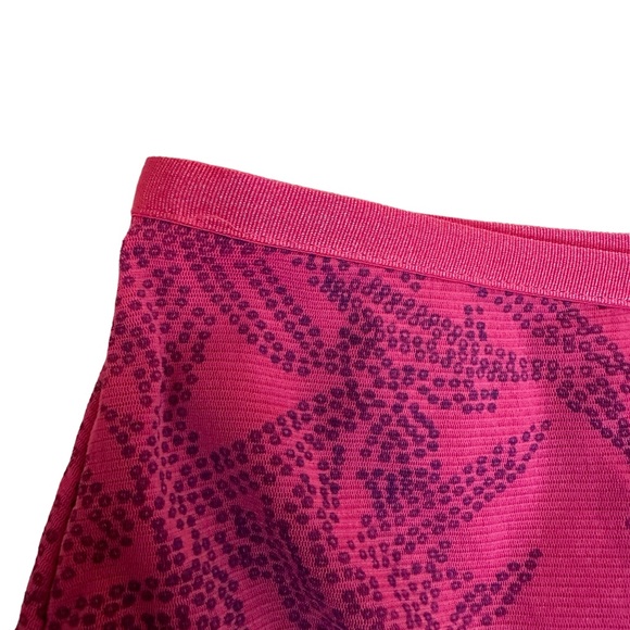 Diane Von Furstenburg Pink Paloma Wrap Effect Skirt in Medium. - Picture 11 of 13